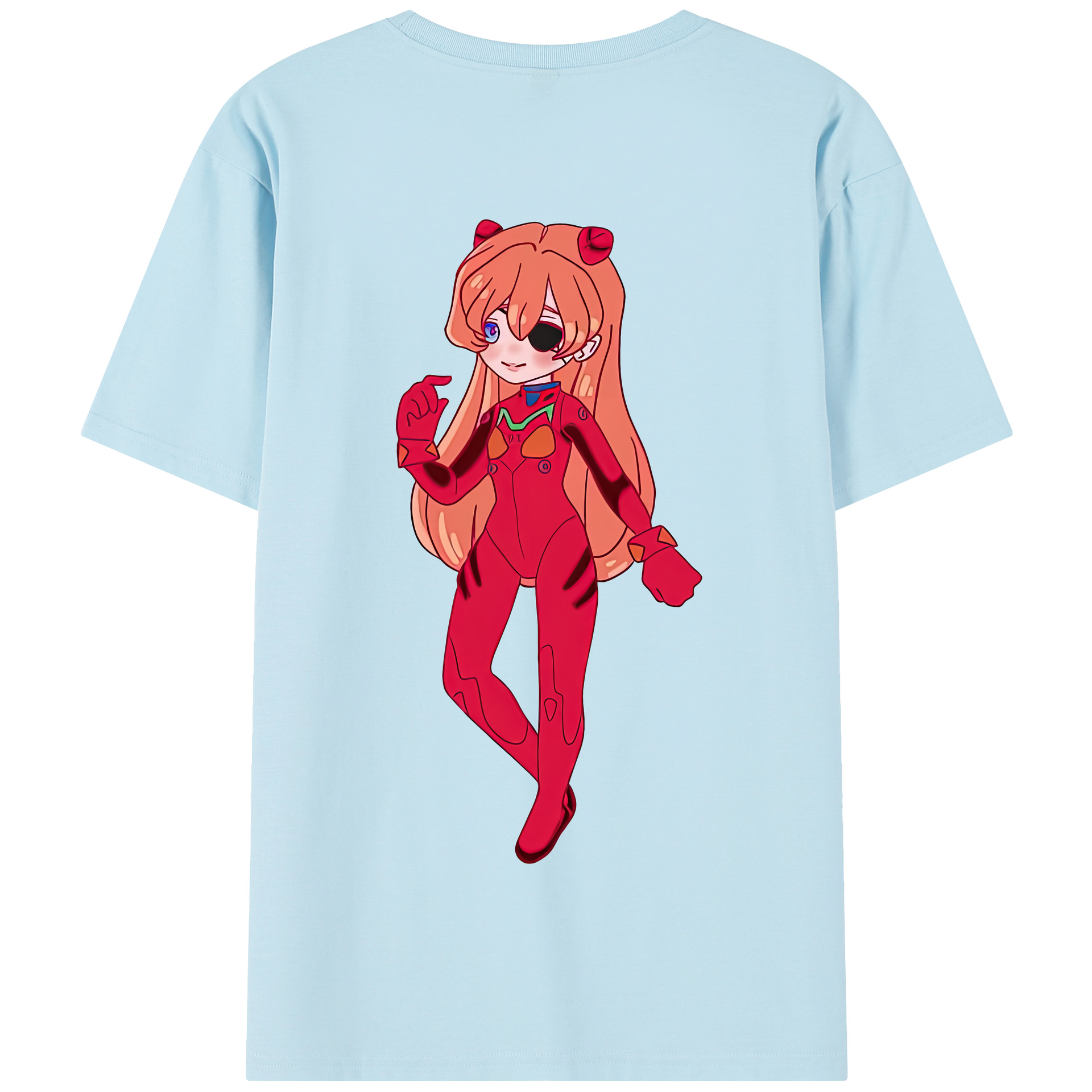 （画像用） EVA 新世紀エヴァンゲリオン 綿100％半袖Tシャツ（背面プリント）